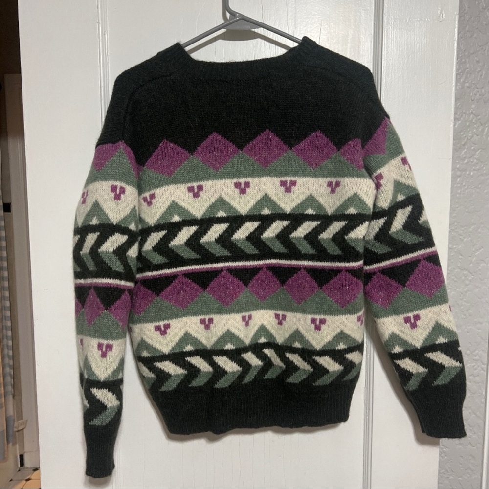 Sezane Multicolor Patterned Sweater - image 3